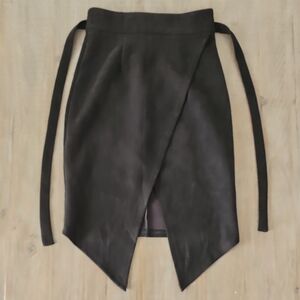 NUDE Black Mini Skirt